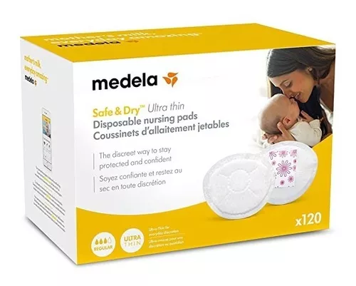 Lansinoh Stay Dry Almohadillas de lactancia desechables para lactancia  materna, 200 piezas