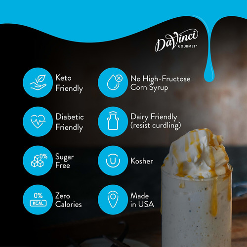 Jarabe Sin AzĂșcar Davinci Gourmet 1 Litro