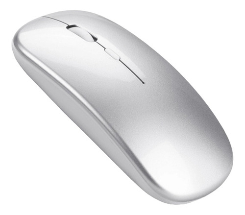 Mouse Inalámbrico Recargable Ultra Delgado Para Pc/laptop Color Gris