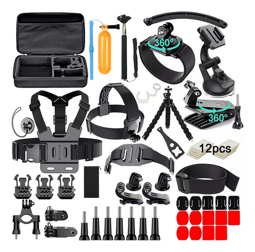 Kit De 59 Accesorios Gopro Hero 2 3 4 5 6 7 8 9 10 11