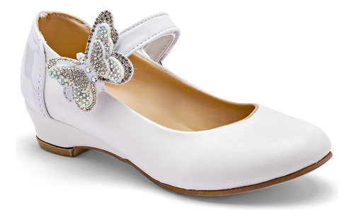 Zapato Vestir Niña Didi...ana 650 Blanco Ch 15-24 120-619 T2