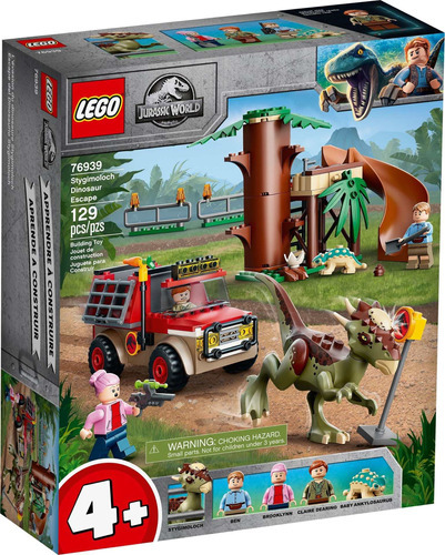 Lego Escape Del Dinosaurio Stygimoloch Cantidad De Piezas 12