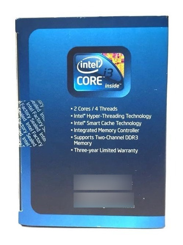 Processador Intel Core I3-540 Cache De 4 M, 3,06 Ghz