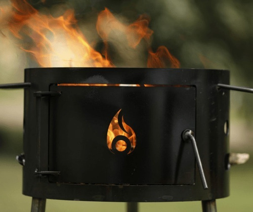 Imagen 6 de 8 de Parrilla Para Asados A Carbón Premium Tromen Duomo 380