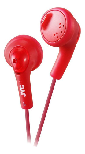 Auriculares De Oido Jvc Haf160r Gumy Ear Bud Rojo