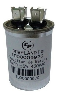 Capacitor 5 Mfd 440/450v Cbb65-r Redondo