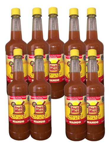 Jarabe Michelada Mango 6 L Fruti Mich Cerveza Coctelería