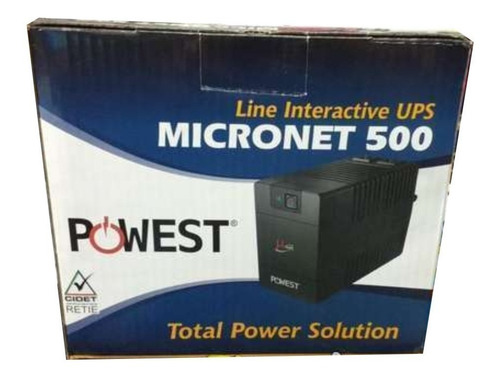 Imagen 2 de 4 de Ups Nicomar 500va Micronet 500 Powest Regulador De Voltaje