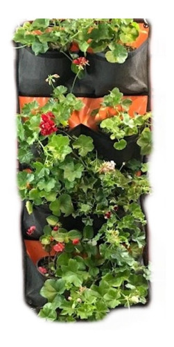 Imagen 1 de 9 de Matera Vertical Pa Flores Plantas Y Color - No Es Artificial