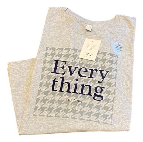 Remera Ver Everything Color Gris 100% Original