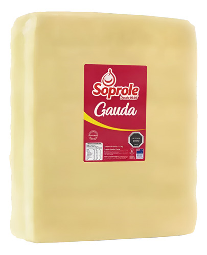 Queso Gauda Trozo Para Derretir Soprole 8,9 Kg