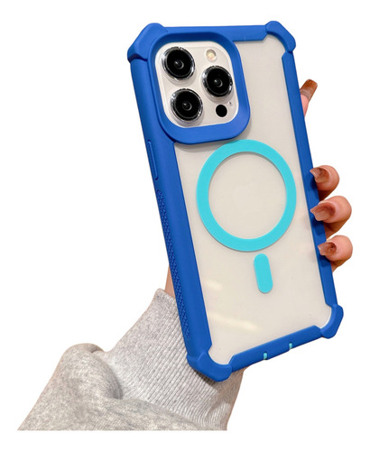 Funda Para iPhone Uso Rudo Defender 2 En 1 Con Magsafe