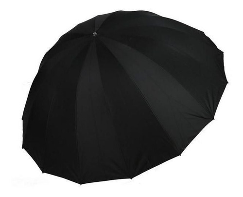 Sombrinha Gigante Preta E Prata 150cm Greika Ub L3-60
