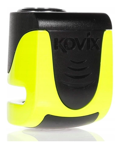 Candado De Disco Moto Kovix Ks6 5.5mm Con Cuerda+ Alarma Color Amarillo