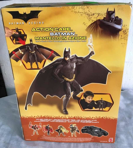 Batman - Action Cape Batman - Mattel - Impecable En Caja -