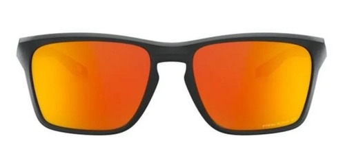 Imagem 2 de 3 de Óculos de sol polarizados Oakley Sylas Standard armação de o matter cor black ink, lente ruby de plutonite prizm, haste black ink de o matter - OO9448