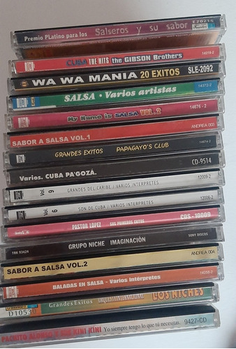 Coleccion De Cd's De Salsa (18 Discos)