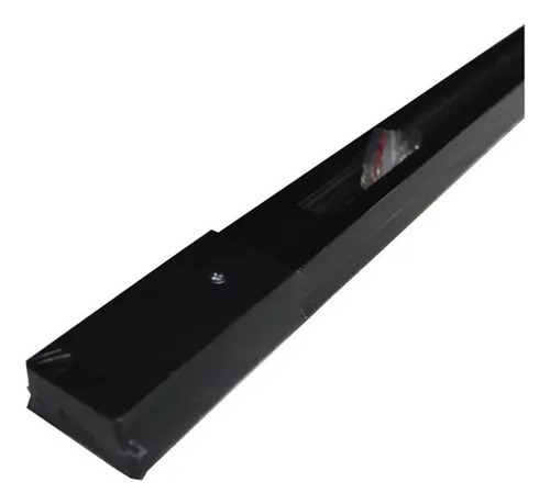 Pack 3 Focos Luz Cálida Con Riel Negro 1mt Para Cielo/techo