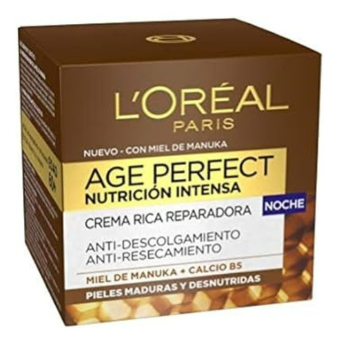 Crema Facial Reparadora Noche Ageperfect Nutriciónintensa+60