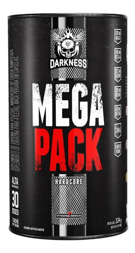 Mega Pack - Darkness 30 Packs Integralmedica Sabor Natural