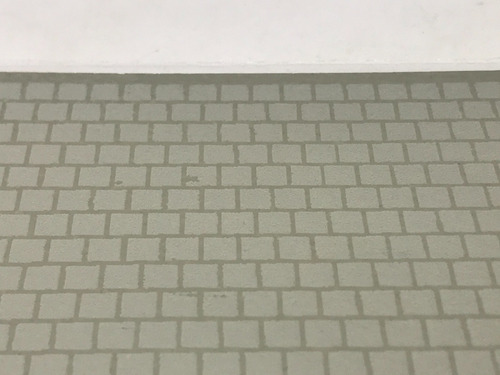 Imagen 9 de 9 de Nico 2 Planchas Adoquin Cuadrado 26cm X 12cms H0 (pyp 05)