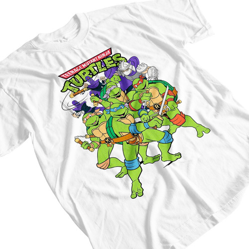 Imagen 2 de 5 de Remeras Algodón Tortugas Ninjas
