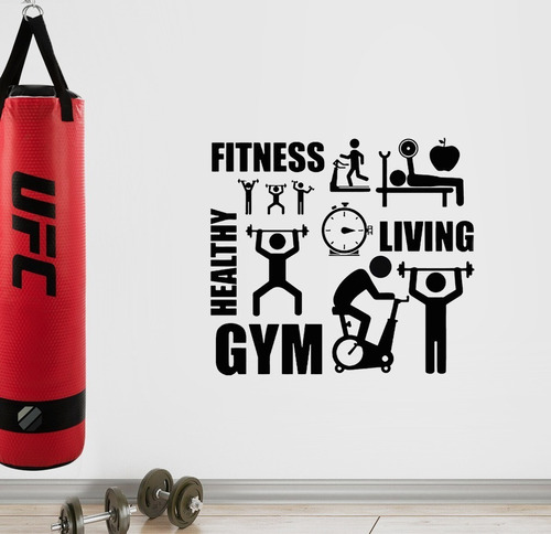 Vinil Decorativo Para Gym O Gimnasio