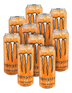 Monster Energy Ultra Sunrise Energetizante Pack 10 Latas