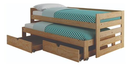 Cama  Individual Nido Con  Gavetas