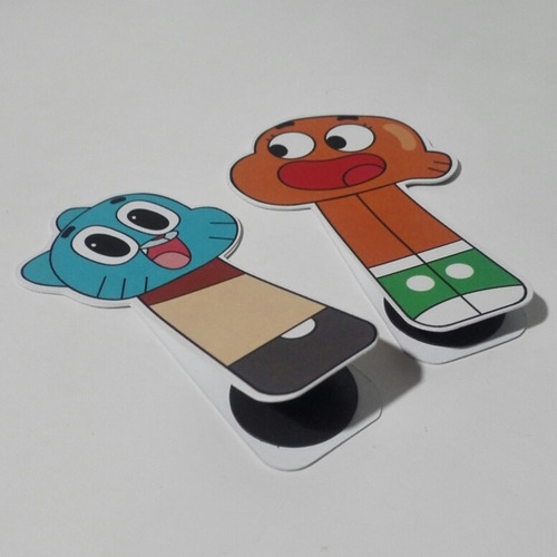 Imagen 3 de 5 de Gumball Y Darwin Separadores Magneticos Para Libros