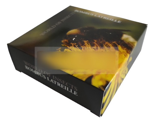 5644 # Palau $2 2011 Prata Proof Série Insetos Do Mundo Iii
