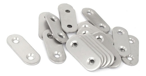 Placas De Fijación Rectas Con Soporte Plano De Acero Inoxida