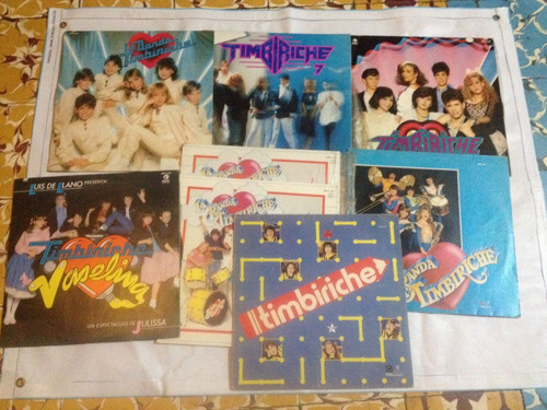 Timbiriche Colección 7 Discos De Vinil Música 80s 