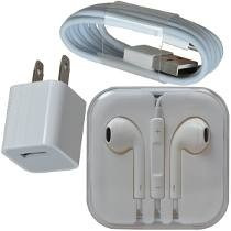 Pack Tipo Cargador,cable Y Audifonos Para iPhone 5,6 Oferta