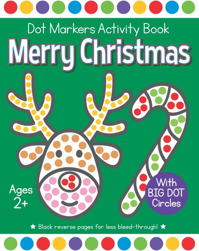 Libro: Merry Christmas Dot Markers Activity Book Ages 2+: