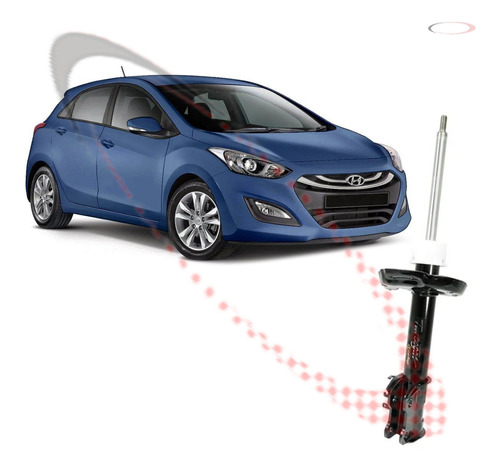 Amortecedor Dianteiro Ld Hyundai I30 Cofap Gp33360 Unit.