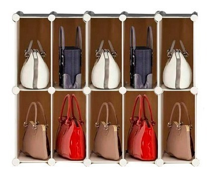 Organizador Bolsos 10 Módulos Estantería Armable