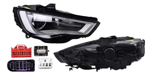 Faro Derecho Audi A3 2013 2014 2015 2016 Xenon Con Leds