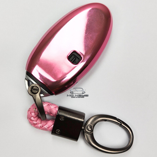 Funda Llave Nissan Sentra Versa Xtrail Altima Rogue Rosa Tpu