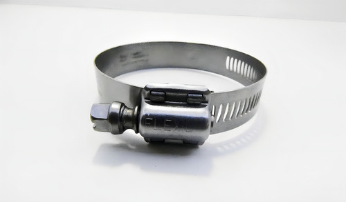 Pct 10 Abraçadeira Aço Inox Flexil Suprens 25x38 1 1/2 Cor Prateado