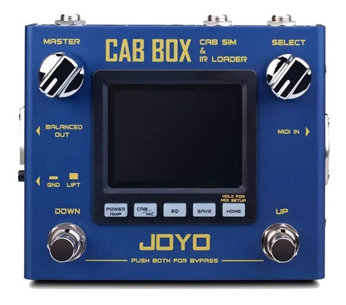 Imagen 1 de 4 de Pedal Joyo Cab Box Cabinet Simulator - En Chile