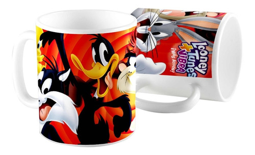  Taza  Plastica Looney Toons Varios Modelos 350cm Polimero