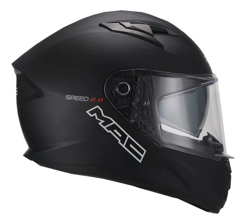 Casco Mac Speed 2.0 Solid Matt Black