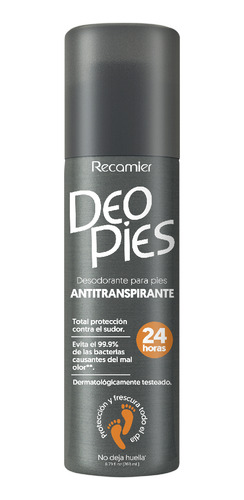 Desodorante En Spray Deo Pies Antitranspirante 260ml