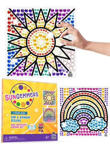 Sungemmers Big Diamond Gem Art For Kids Suncatcher Kits Para