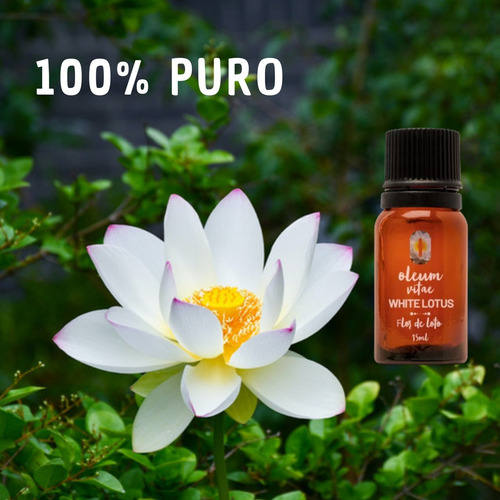 Aceite Esencial Loto Blanco Oleum Vitae 100% Puro Y Orgánico