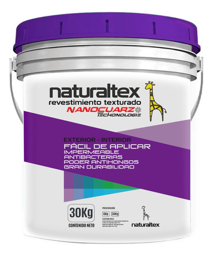 Naturaltex Revestimiento Texturado Ultrapremium Llana 30kg