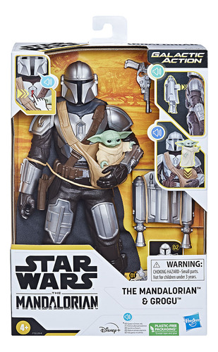 The Mandalorian Y Grogu Hasbro Frases En Español Articulado