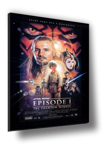 Cuadro Canvas Bastidor Poster Star Wars La Amenaza Fantasma