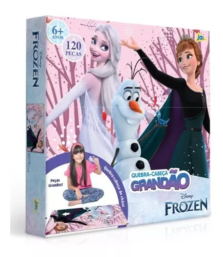 Quebra Cabeça Disney Grandão 120 Peças Frozen - Toyster 2868
